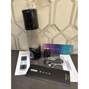 Echo Go+  Hydrogen Water Bottle Infusion Technology Rechargeable Black NEW NIOB